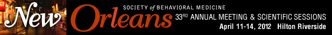 33rd Annual Meeting, April 11-14, 2012, New Orleans